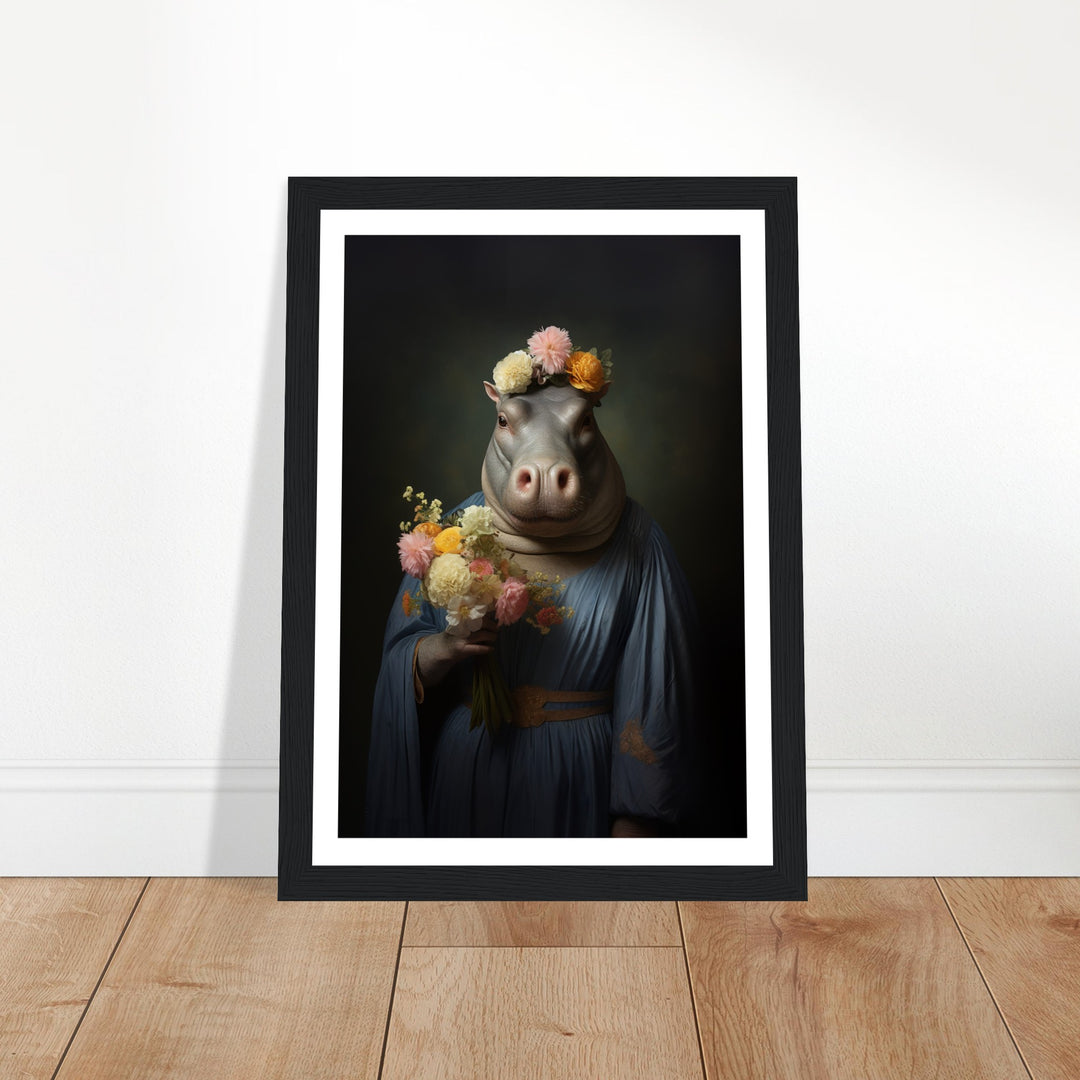 Regency Hippo With Flower Crown