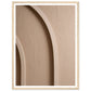 Neutral Sculpted Arch Patterns Wall Art Print