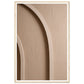 Neutral Sculpted Arch Patterns Wall Art Print