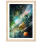 Otherworldly Celestial Abstract Collage Wall Art Print