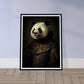 Majestic Tudor Panda Portraiture Wall Art Print