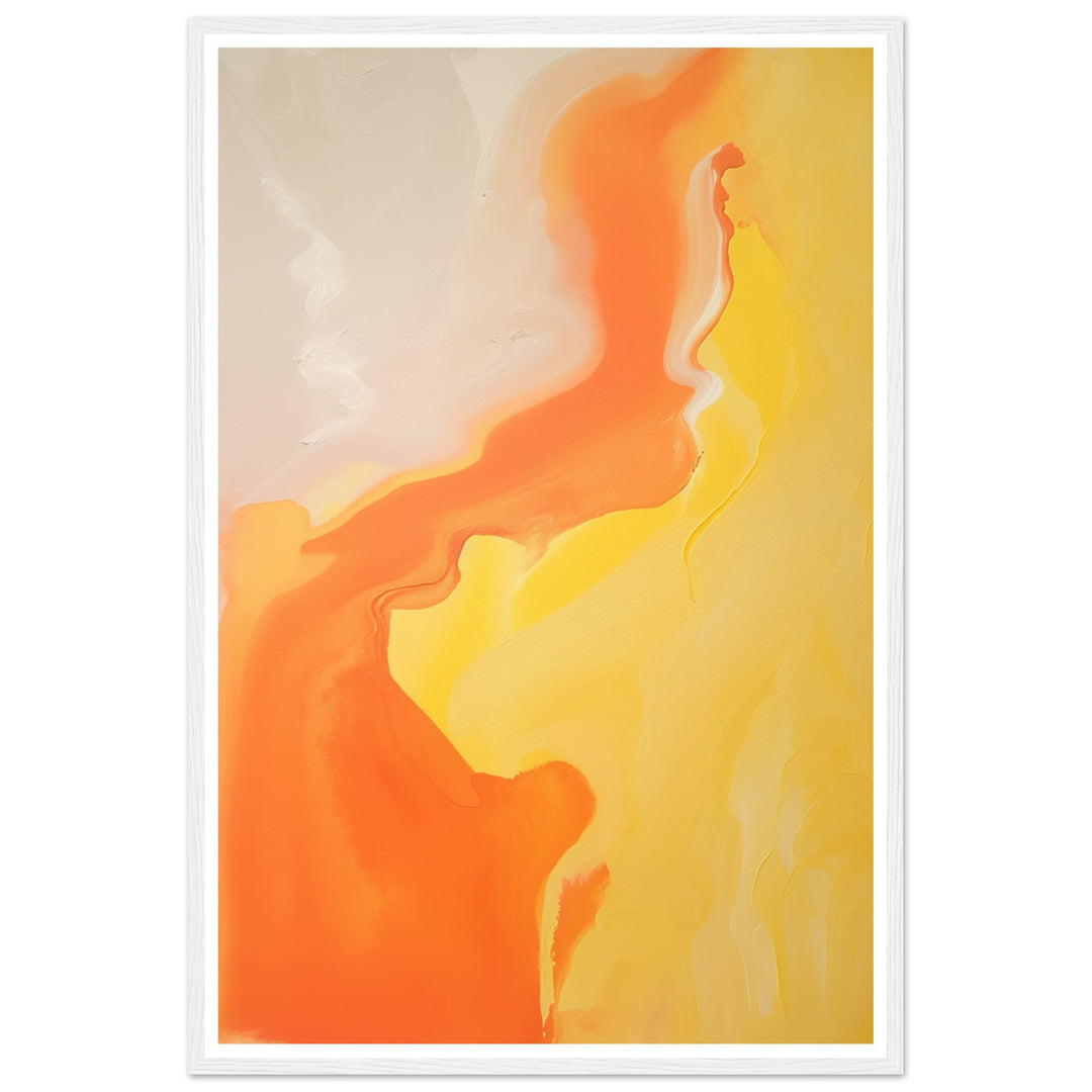 Radiant Fusion - Melted Waves of Orange and Yellow