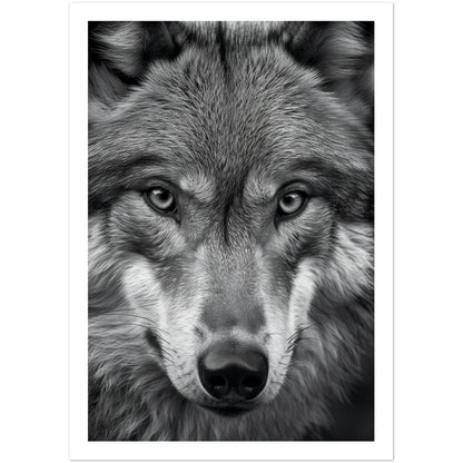 Wild Gaze: Wolf Photograph Wall Art Print