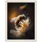 Close-Up of Bee and Flower Photograph Wall Art Print