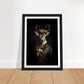 Regency Stag Art Print - Floral Stag