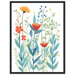 Load image into Gallery viewer, Wild Garden Flowers Wall Art Print