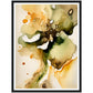 Nature's Analogous Symphony - Olive & Orange Watercolours Wall Art Print