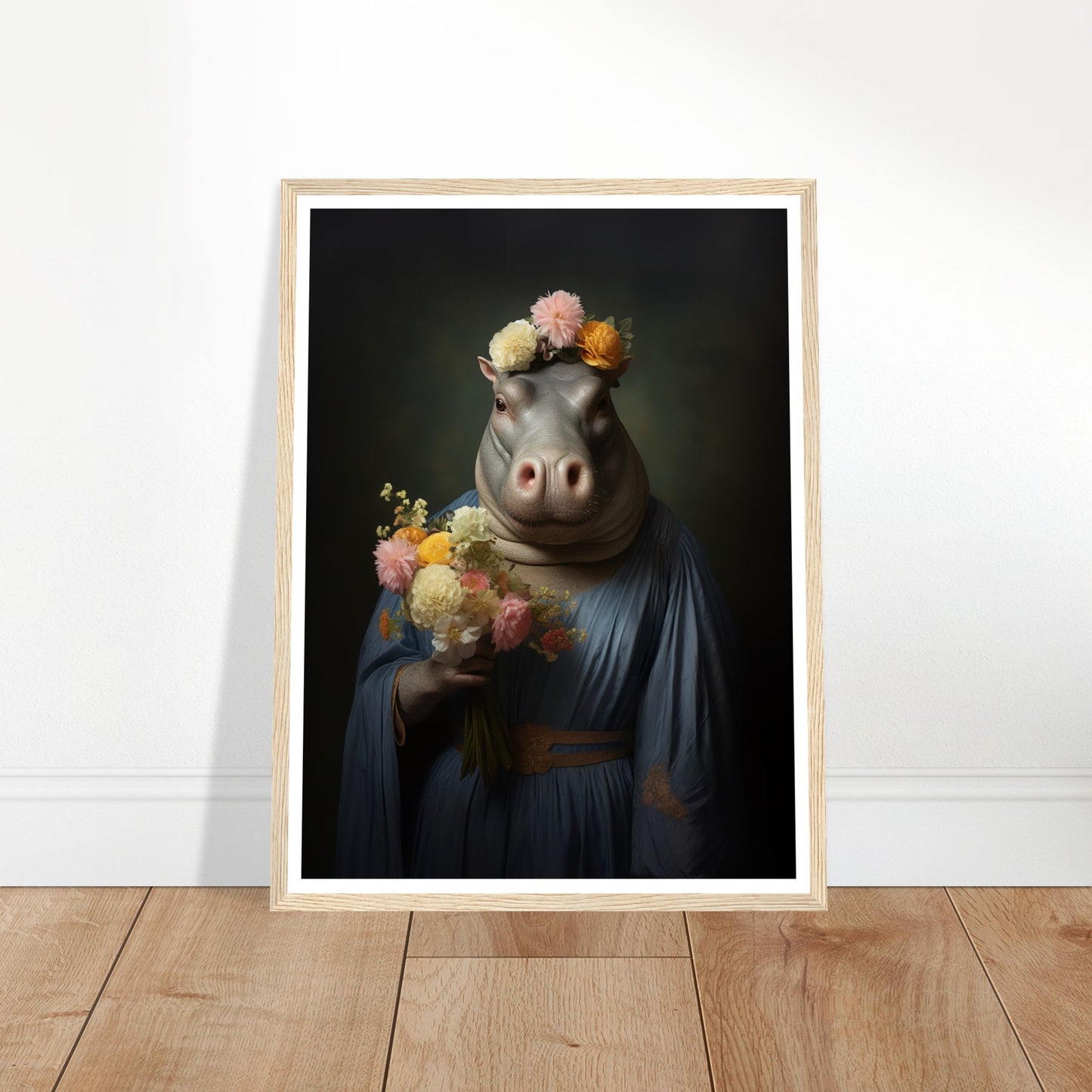 Regency Hippo With Flower Crown