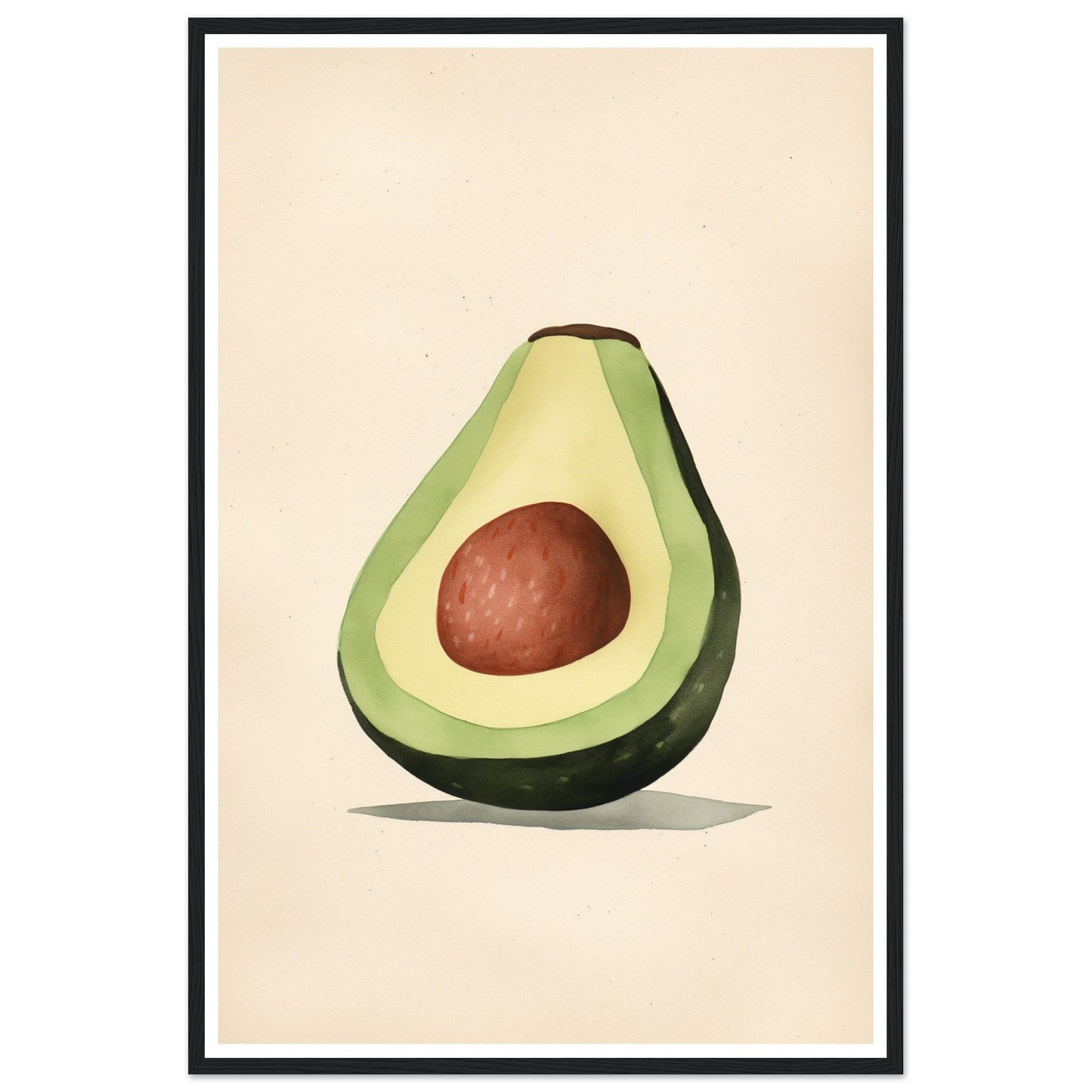 Tasty Sliced Avocado Kitchen Wall Art Print