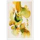 Nature's Chromatic Symphony - Mustard Edition Watercolour Wall Art Print