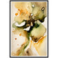 Nature's Analogous Symphony - Olive & Orange Watercolours Wall Art Print