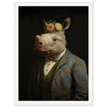 Load image into Gallery viewer, Regency Era Rhino Portraiture