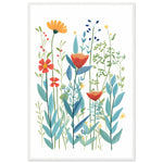 Load image into Gallery viewer, Wild Garden Flowers Wall Art Print
