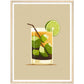 Cool Caipirinha Cocktail Drink Wall Art Print