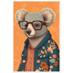 Load image into Gallery viewer, Trendy Koala Illustration Wall Art Print