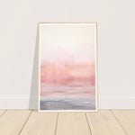 Load image into Gallery viewer, Minimalist Light Pink Tranquil Horizon Wall Art Print
