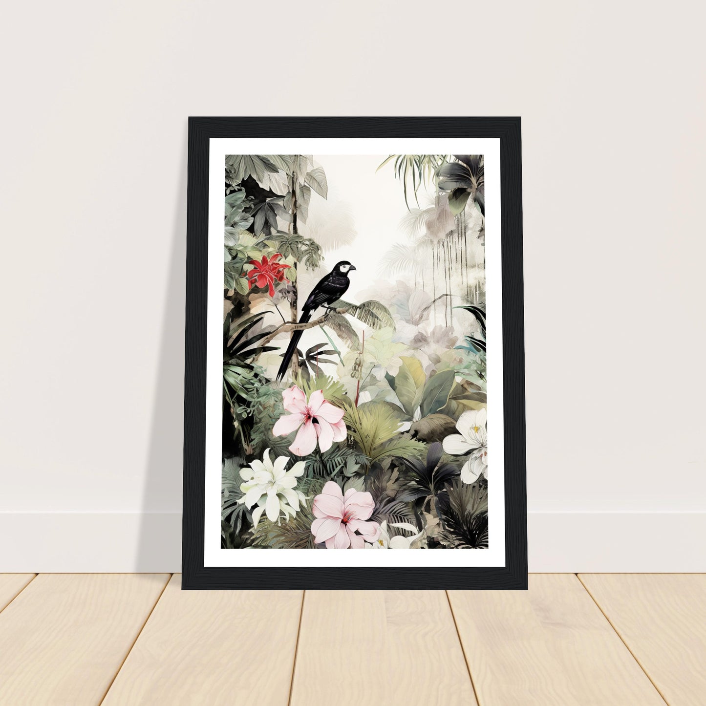 Chic Rainforest Canopy Wall Art Print