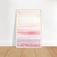 Minimalist Light Pink Blush Abstract Wall Art Print