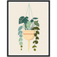 Macrame Trendy Plant Pot Wall Art Print