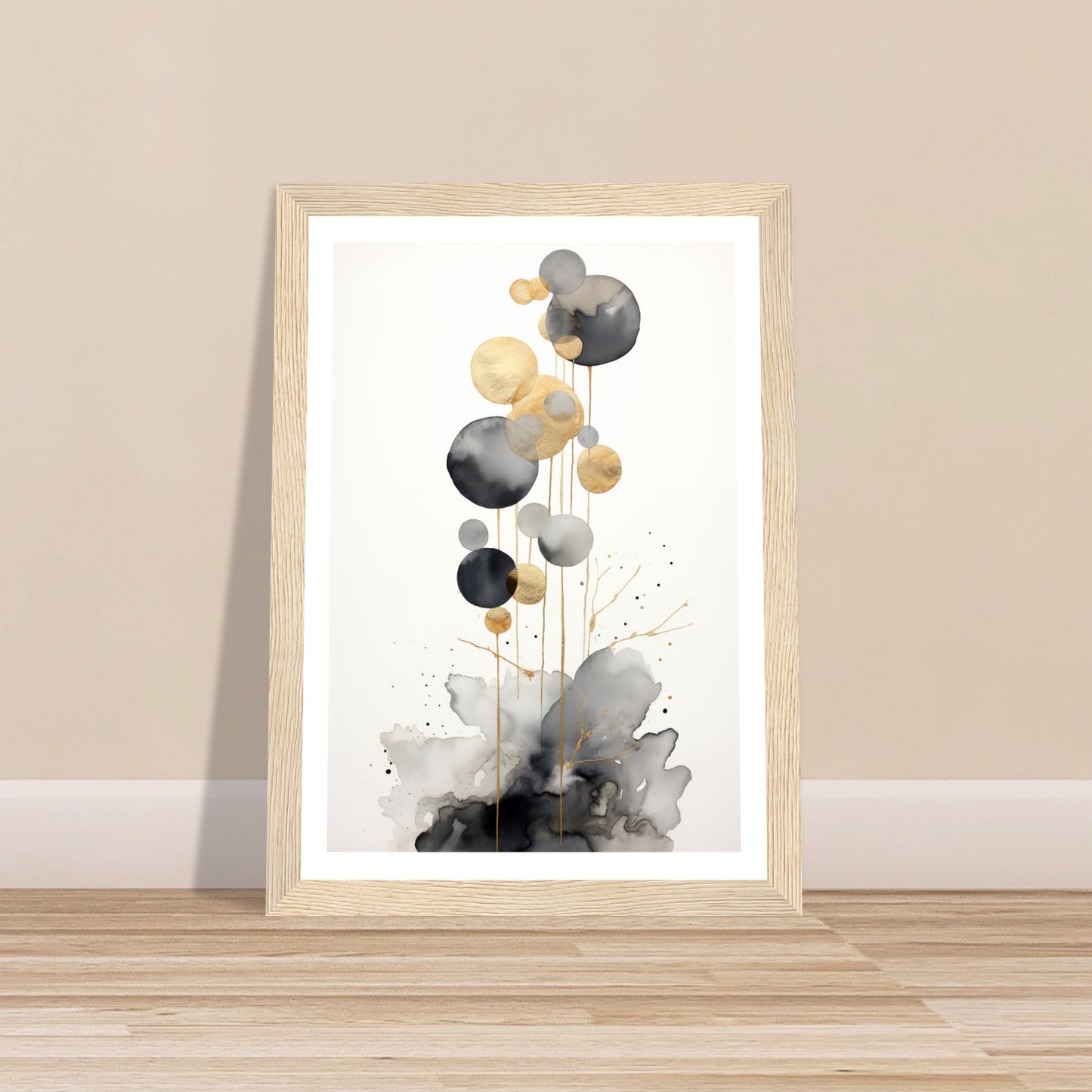 Celestial Minimalist Abstract Shapes Wall Art Print