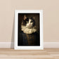 Vintage Tudor-Era Ragdoll Cat Portraiture Wall Art Print