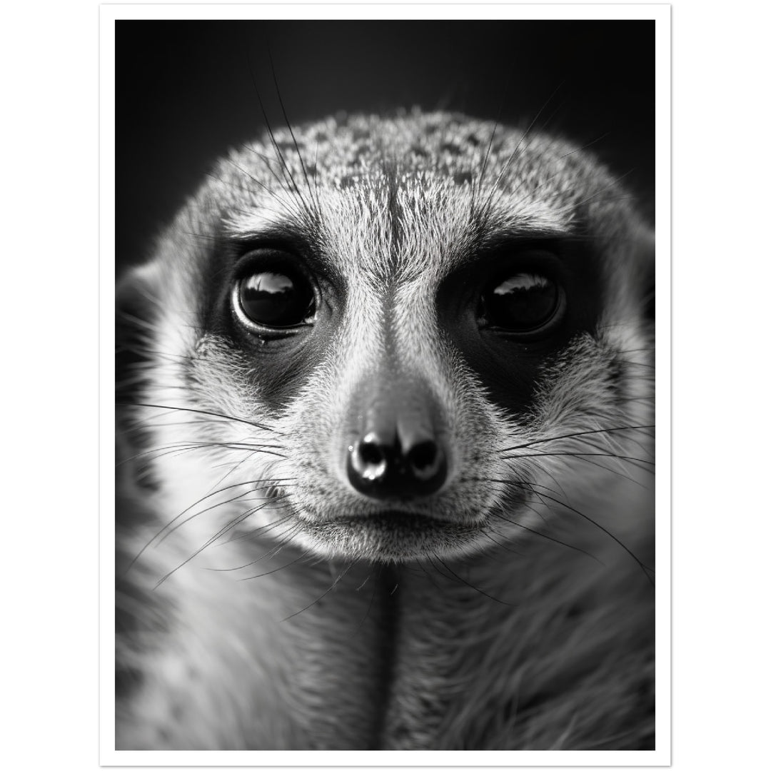 Meerkat Majesty Photograph Wall Art Print