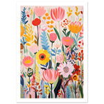 Load image into Gallery viewer, Playful Wild Flowers Bloom Wall Art Print