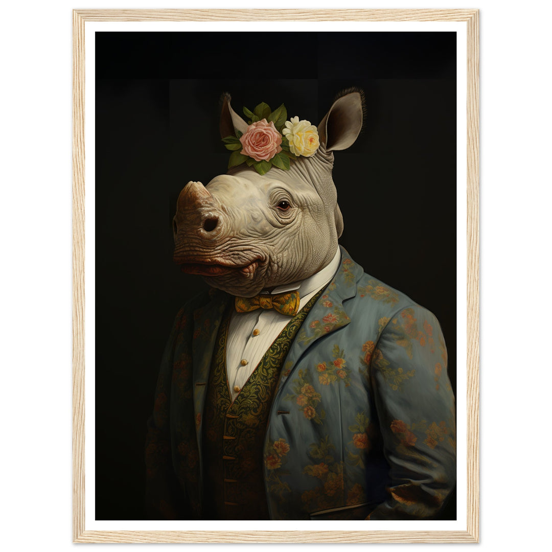 Regency Era Rhino Portraiture