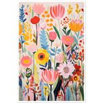 Load image into Gallery viewer, Playful Wild Flowers Bloom Wall Art Print