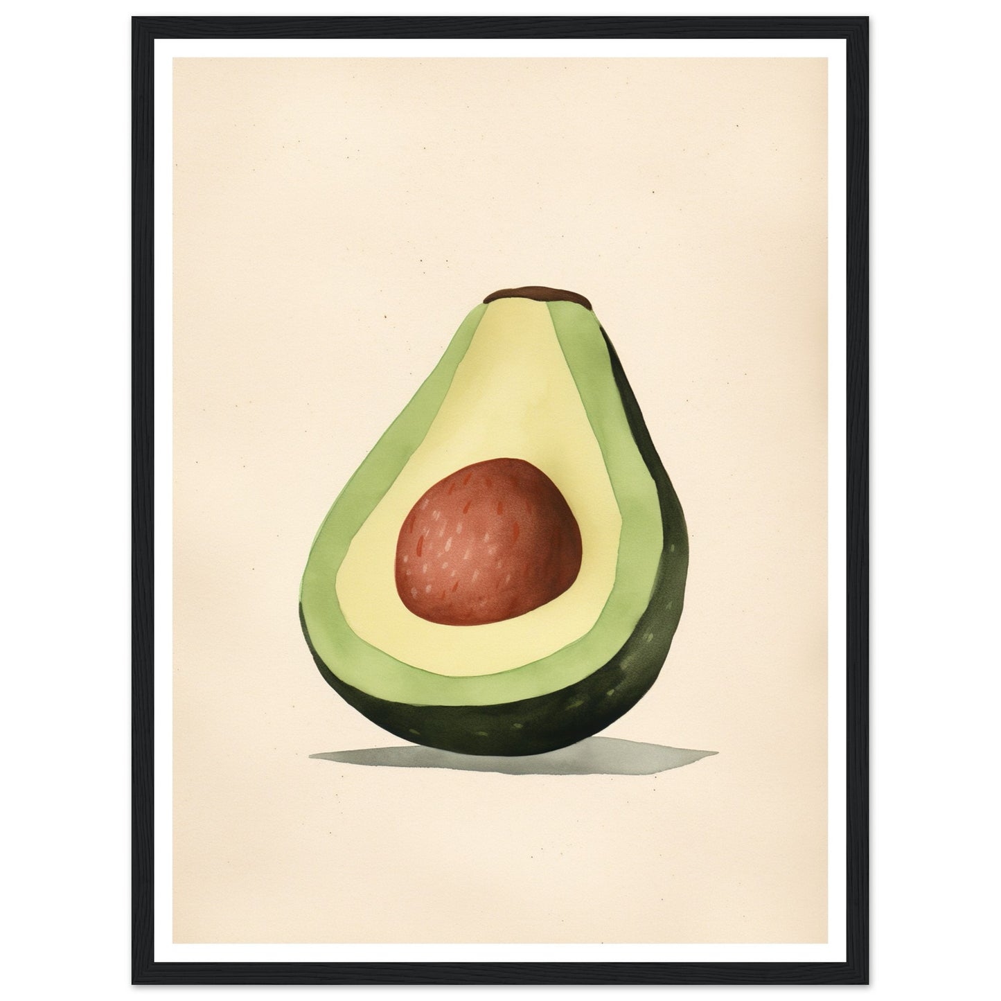 Tasty Sliced Avocado Kitchen Wall Art Print