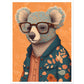 Trendy Koala Illustration Wall Art Print