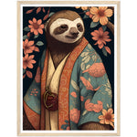 Load image into Gallery viewer, Sloth in Kimono
