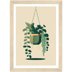 Load image into Gallery viewer, Hanging Macrame Plant Pot Wall Art Print