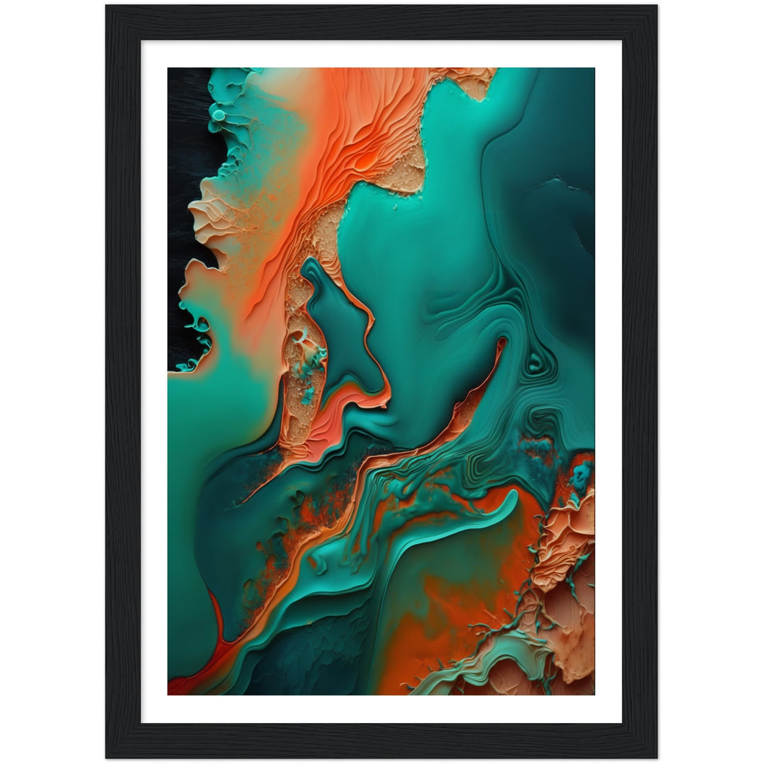 Oceanic Dreamscape Abstract Painting Wall Art Print