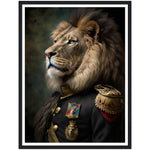 Load image into Gallery viewer, Regal Warrior: Lion in Uniform