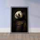 Majestic Tudor Panda Portraiture Wall Art Print