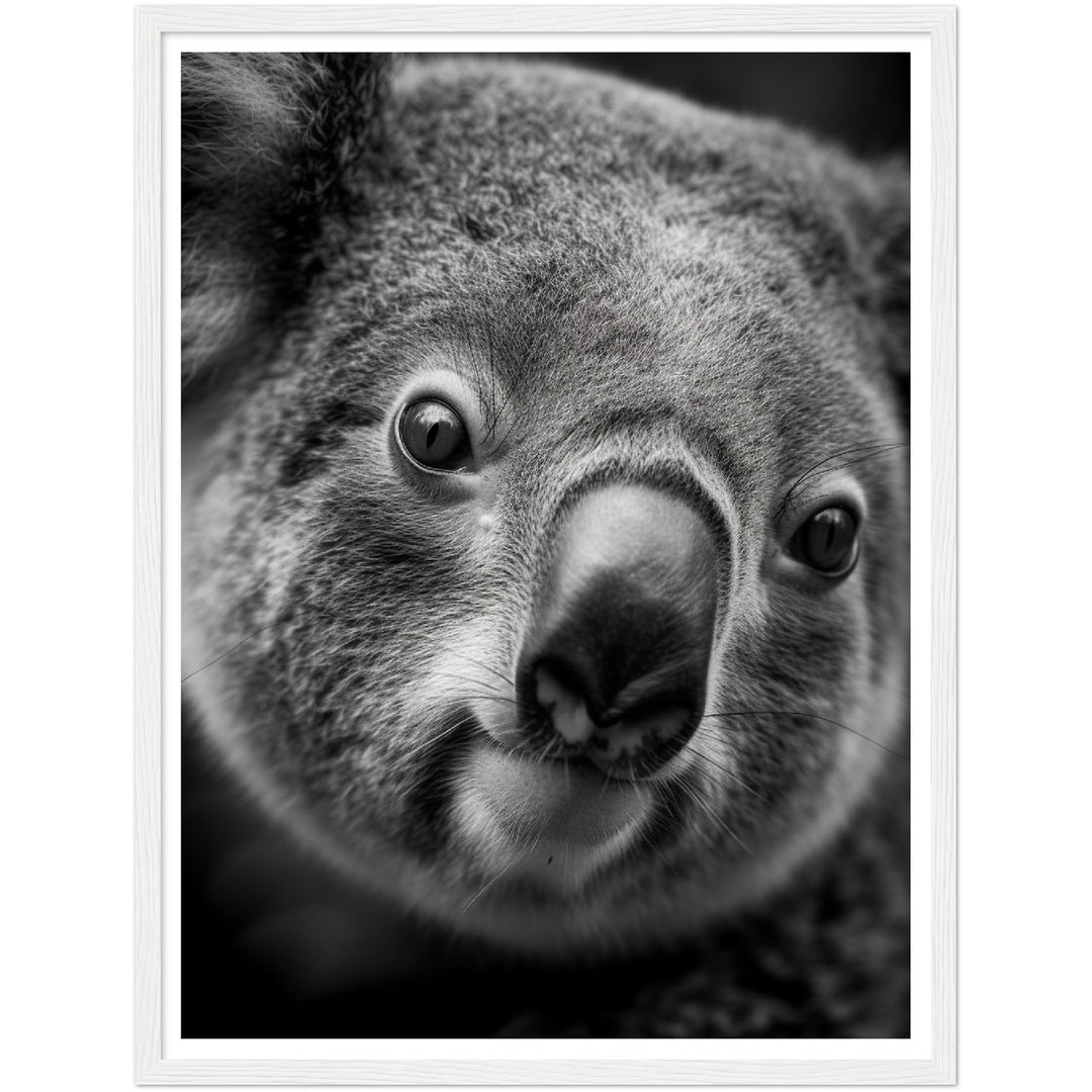 Koala's Close-Up Photograph Wall Art Print