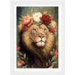 Regency Era Flower Crowned Majestic Lion