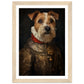 Tudor-Era Neck Ruff Dog Portraiture Wall Art Print