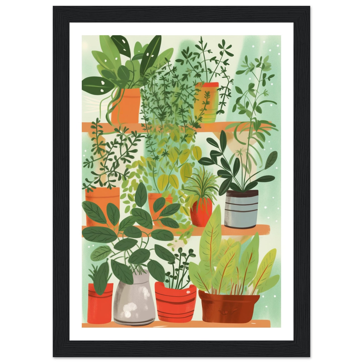 Kitchen Herb Heaven Wall Art Print