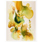 Nature's Chromatic Symphony - Mustard Edition Watercolour Wall Art Print