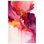 Load image into Gallery viewer, Nature&#39;s Analogous Symphony - Fuchsia Watercolour Wall Art Print