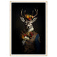 Regency Stag Art Print - Floral Stag