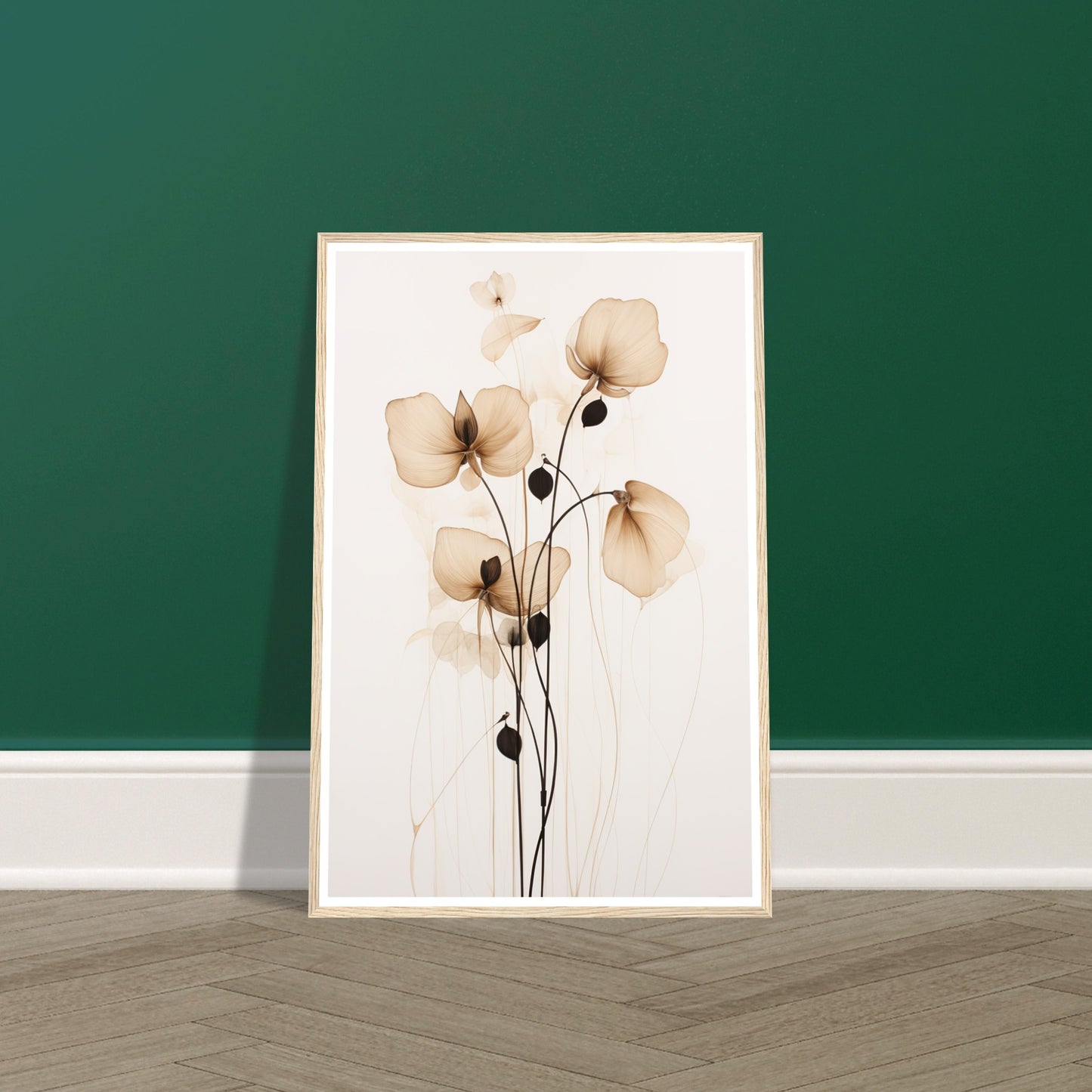 Muted Floral Beauty Wall Art Print