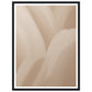 Gentle Rake Textures On Blushing Plaster Wall Art Print