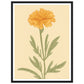 Marigold Flower Pastel Petals Wall Art Print