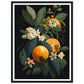 Tropical Orange Botanical Vignette Wall Art Print