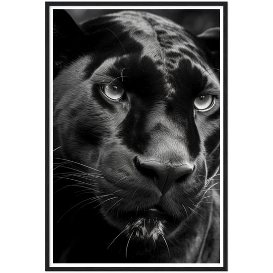 Panther's Gaze Photograph Wall Art Print