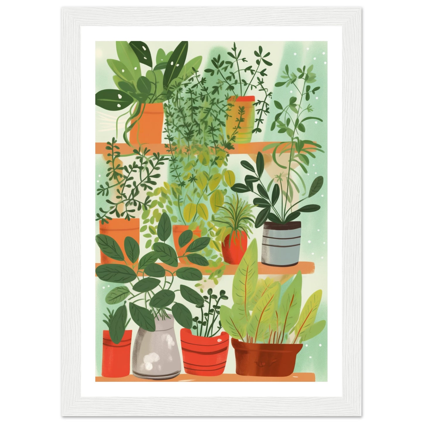 Kitchen Herb Heaven Wall Art Print