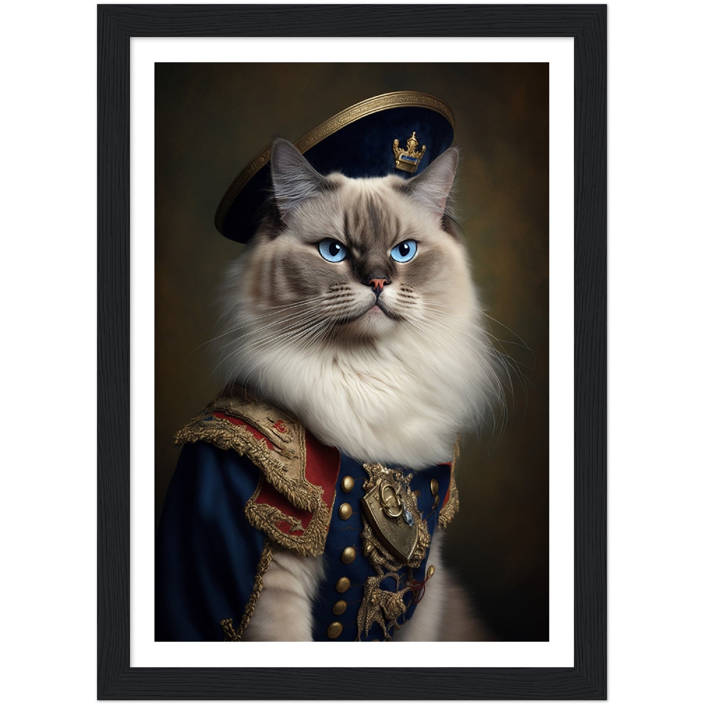 Ragdoll Portraiture Wall Art Print